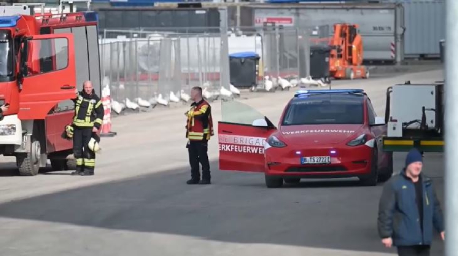 Пожар произошёл на заводе Tesla в Германии