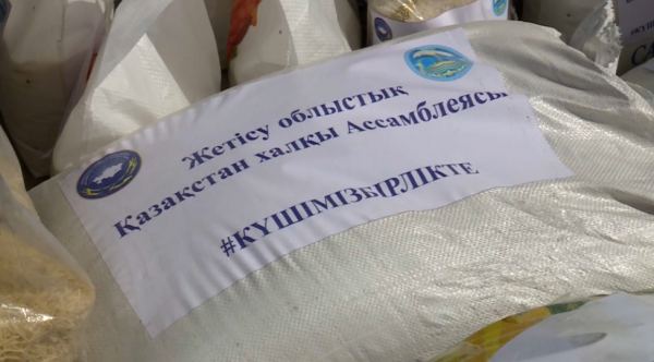 Талдықорғанда гуманитарлық көмек жинала бастады