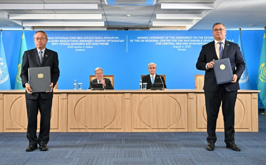 Қ.Тоқаев пен А.Гутерриш БҰҰ Өңірлік орталығына барды