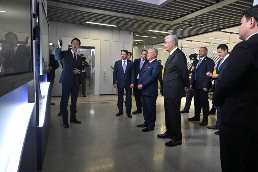 К.Токаев и Король Иордании посетили Astana Hub