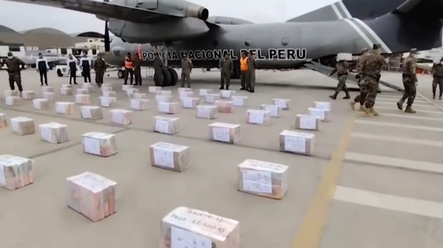 Более 3 тонн кокаина конфисковано в Перу