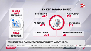 Метапневмовирус: ҚР ДСМ елдегі жағдай бойынша мәлімдеме жасады