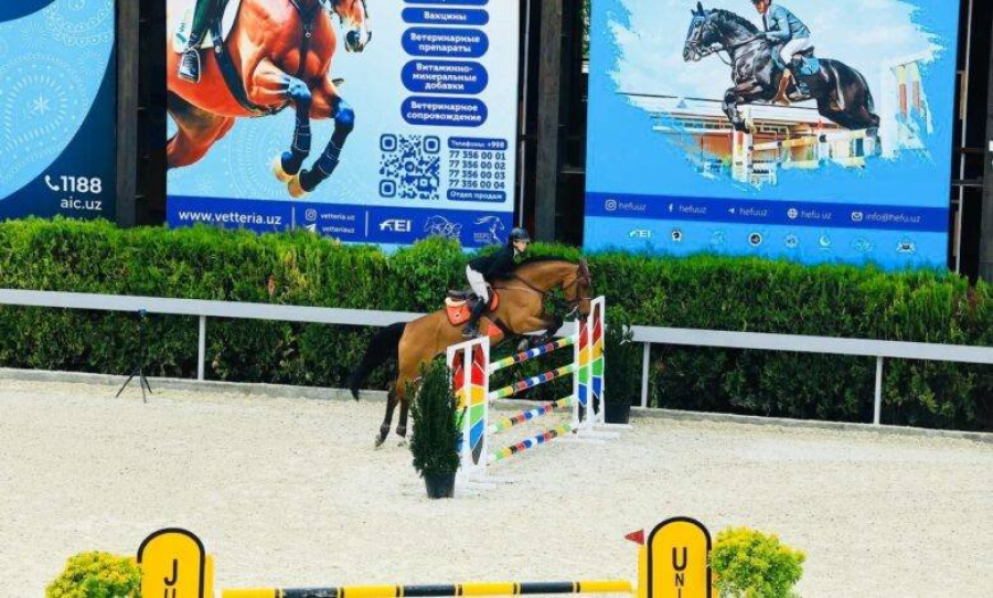 Казахстанки стали лучшими на турнире по конкуру в Узбекистане