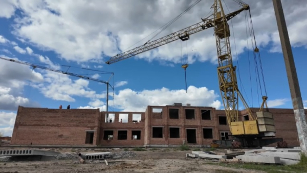 Новую школу на месте аварийной строят в СКО