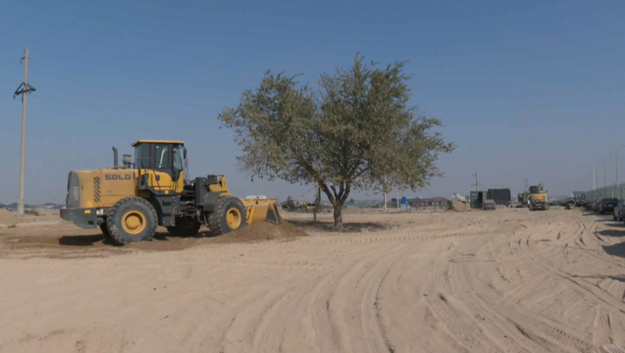 Шымкентте бұрынғы қоқыс полигонының орнына көшеттер егіледі