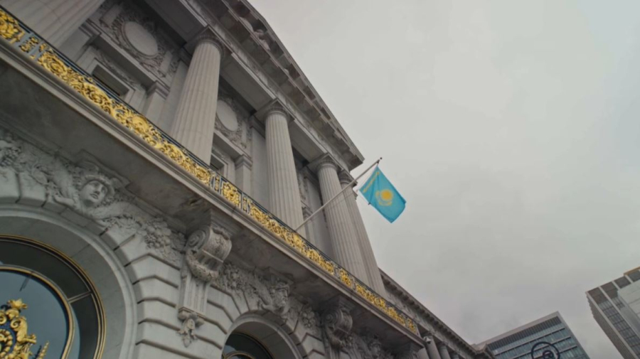 Казахстанский флаг украсил Сан-Франциско