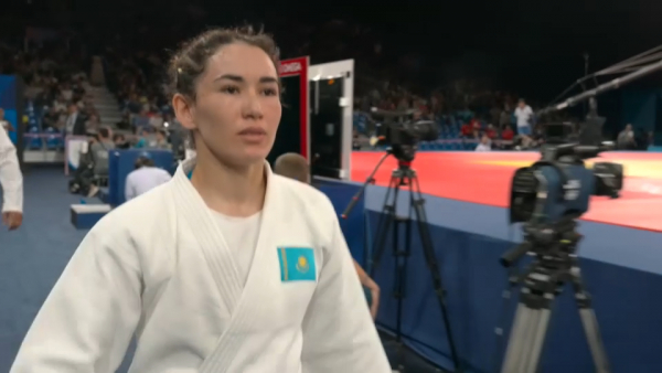 Дзюдоистка Абиба Абужакынова одержала победу в утешительном раунде