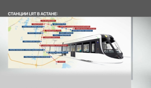 «Астана LRT»: сколько будет станций