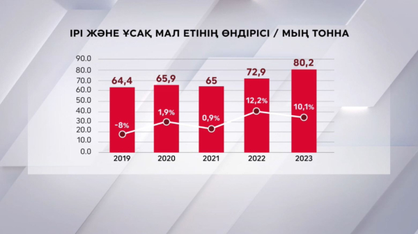 Қазақстанда ет өндірісі артты