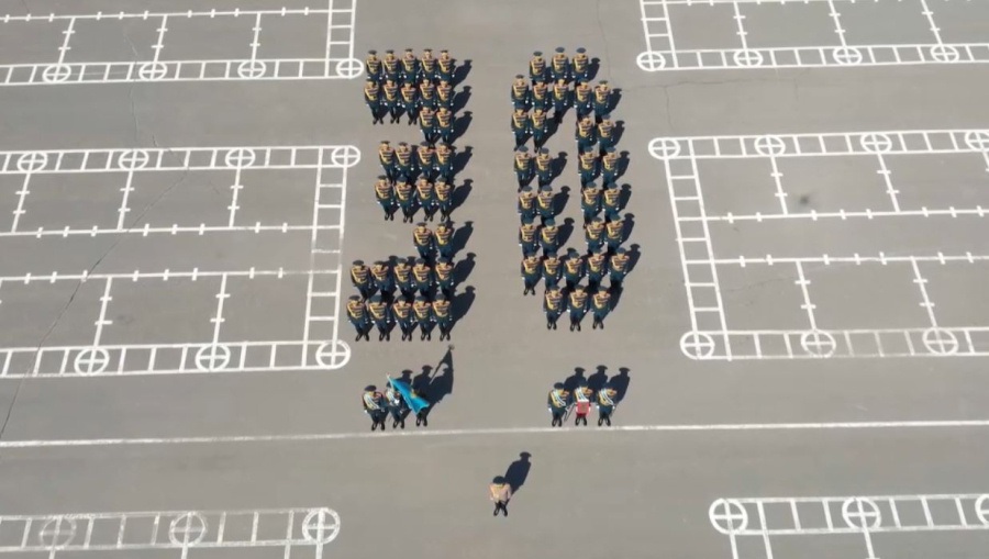 Ұлттық ұлан Конституция күнін ерекше атап өтті