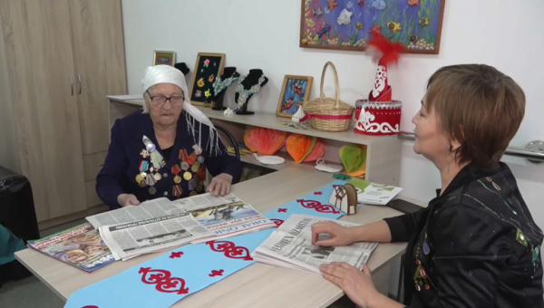 Оралда әкімдік қызметкерлері 104 жастағы ардагерді мерекемен құттықтады