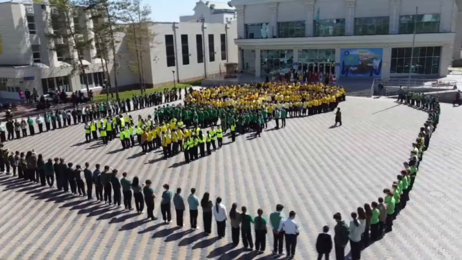 Павлодарлық оқушылар «Шаңырақ» челленджін ұйымдастырды