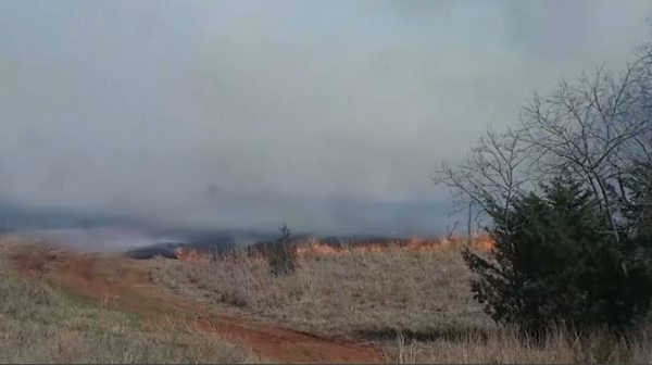 Лесные пожары охватили Оклахому: есть погибшие