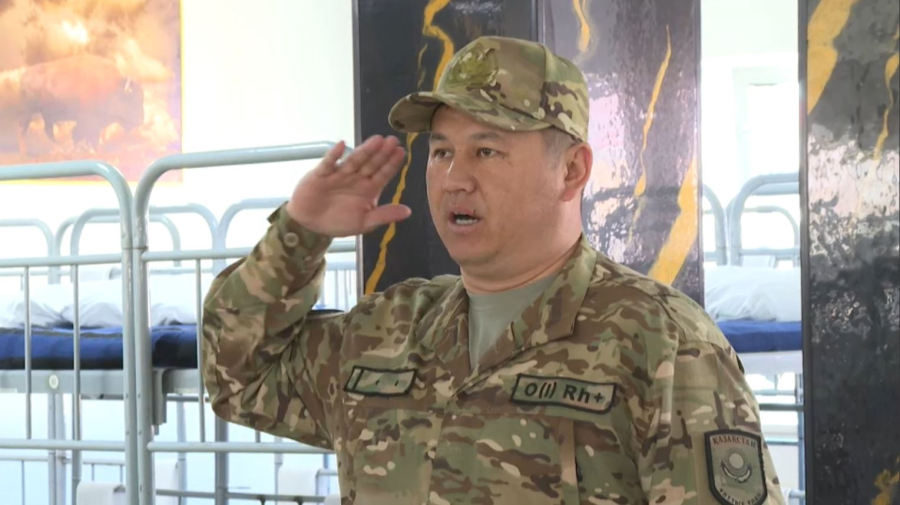 Ұлттық ұлан сарбаздары өрт кезінде жанқиярлық танытты