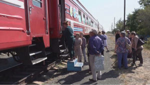 Поезд «Саламатты Казахстан» курсирует по регионам