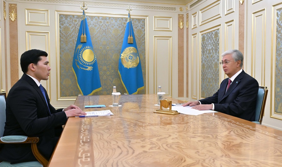 Президент заслушал доклад министра туризма и спорта