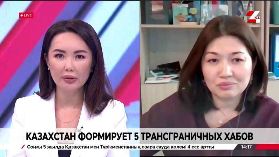 Казахстан формирует 5 трансграничных хабов. Айнур Амирбекова
