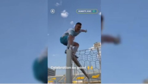 Казахстанский футболист «взорвал» соцсети