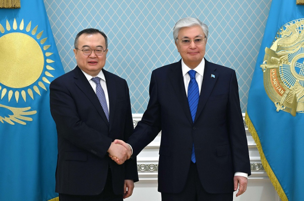 Токаев принял завотделом международных связей ЦК Компартии Китая