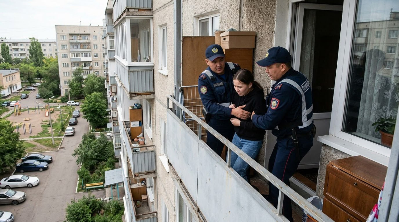 В Павлодаре полицейские в последний момент спасли девушку