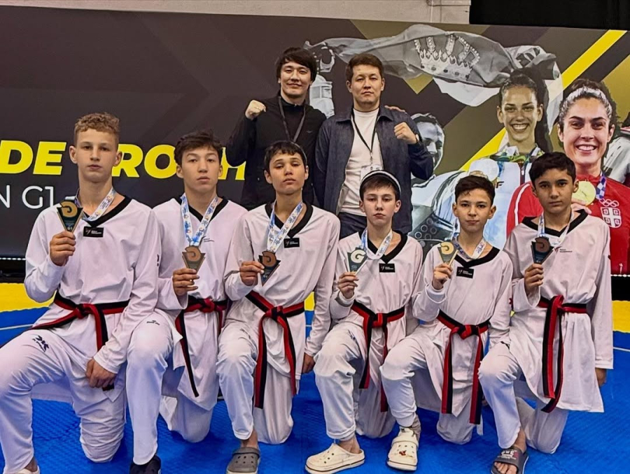 11 медалей завоевали казахстанские таеквондисты в Сербии