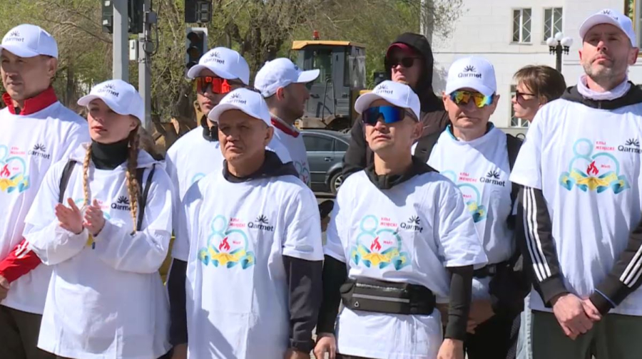Қарағандылық желаяқтар Нүркен Әбдіровтің туған ауылына марафон ұйымдастырды