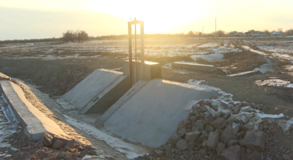 Жамбыл облысындағы су арналарының құрылысы тоқтап тұр