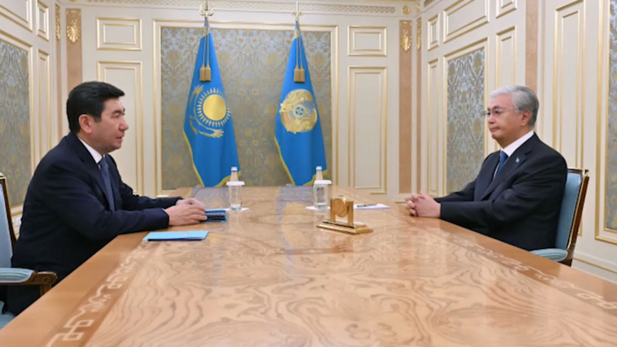 Президент Мәжіліс Төрағасын қабылдады