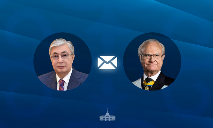 Глава государства направил телеграмму Королю Швеции