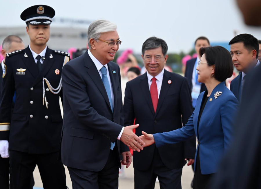 Қ.Тоқаев ШЫҰ саммитіне қатысу үшін Тяньцзинь қаласына барды