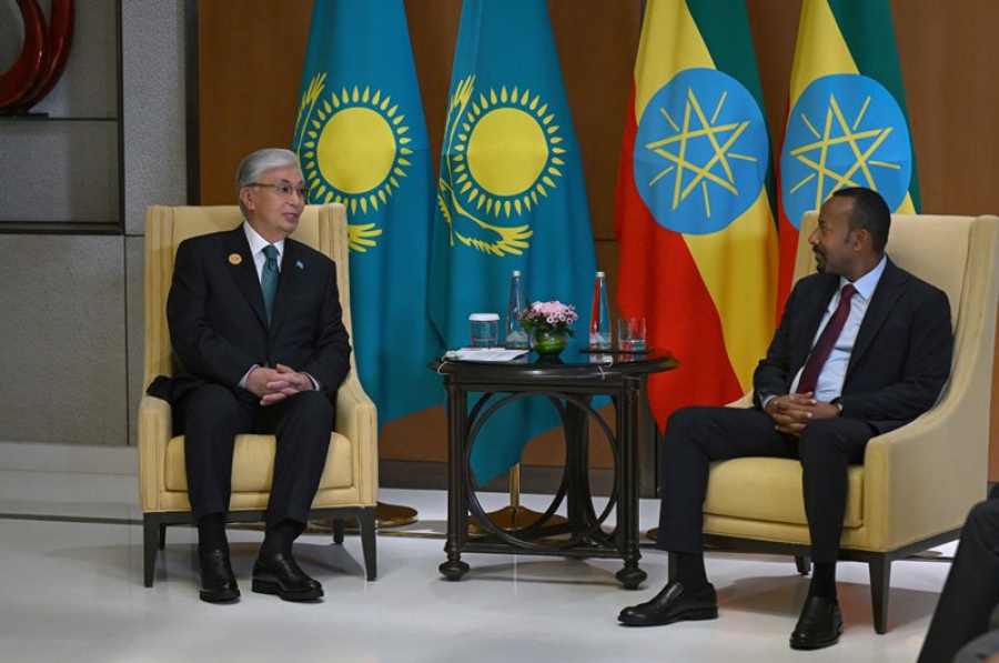 President Tokayev Holds Meeting with Prime Minister of Ethiopia Abiy Ahmed