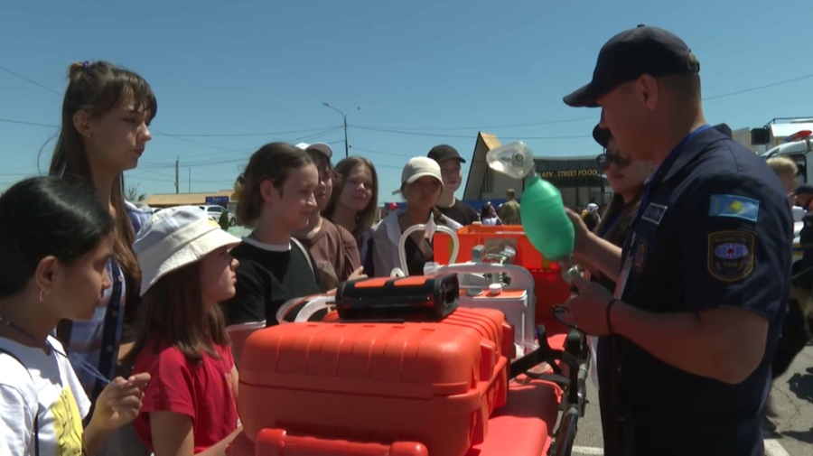 Алматы облысында балалар құтқарушылардың жұмысымен танысты