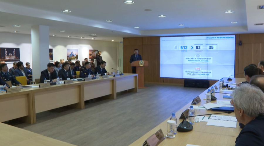 Елде референдумға дайындық қызу жүріп жатыр