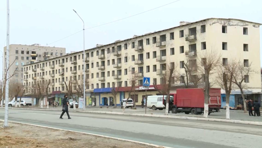 Қаратаудағы қаңырап қалған көпқабатты үйлер қайта жаңғыртылды