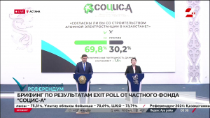 Брифинг по результатам exit poll от частного фонда «СОЦИС-А»