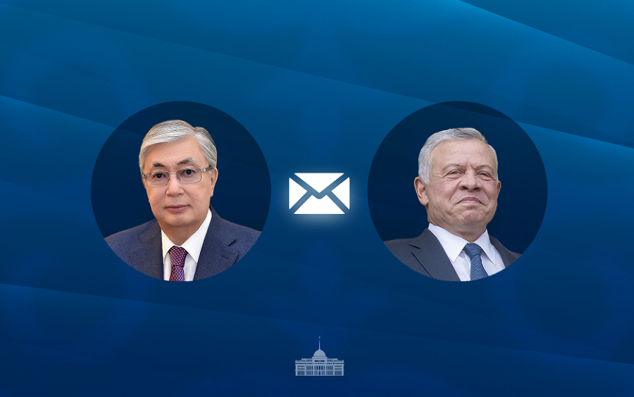 Токаев поздравил Короля Иордании с Днем независимости