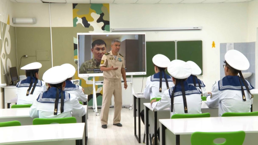 Маңғыстау облысындағы мектепте «Жас теңізші» сыныбы ашылды