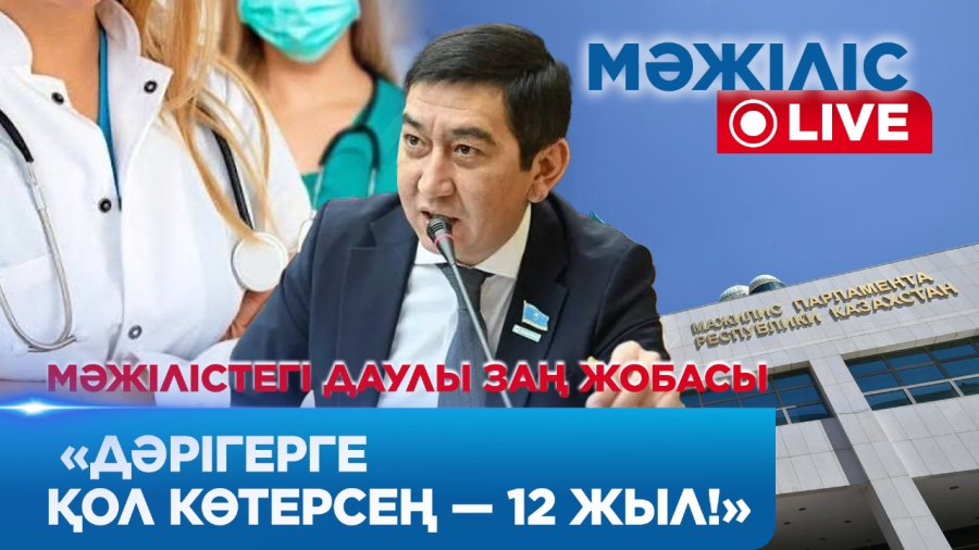 Дәрігерлерге шабуыл — қылмыс! Мәжілісте жаңа жаза ұсынылды