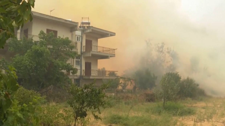 Грекияда орман өртінен мыңдаған адам қауіпсіз жерге көшірілді