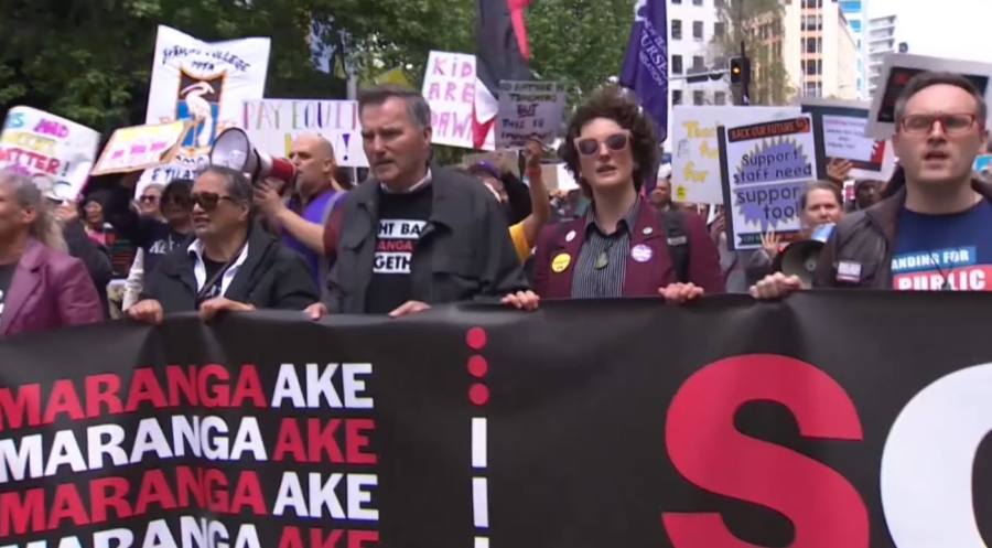 Жаңа Зеландияда 300 мың адам ереуілге шықты