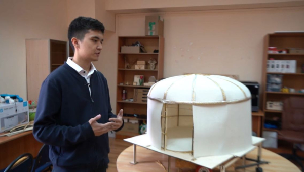 Шымкенттік студенттер жылжымалы «Киіз үй» жобасын жүзеге асырмақ