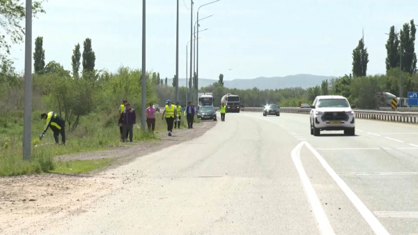 Жетісу облысында жол бойынан ай сайын 100 тонна қоқыс жиналады