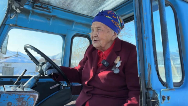 Жасы тоқсанға таяған кейуана трактор тізгіндейді