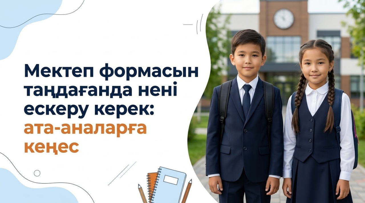 Мектеп формасын таңдағанда нені ескеру керек: ата-аналарға кеңес