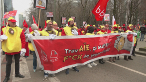 Медики протестуют в Бельгии