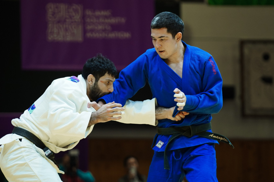 Дзюдоист Мади Амангельды стал вторым на играх исламской солидарности