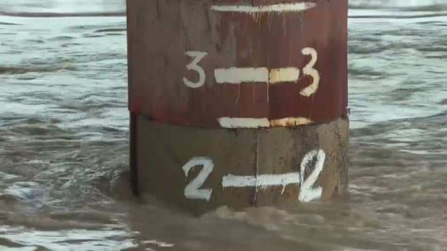 Снизился уровень воды в реке Жабай