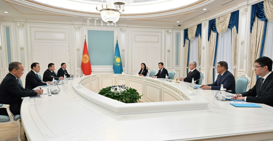 Президент принял спикера Жогорку Кенеша Кыргызстана