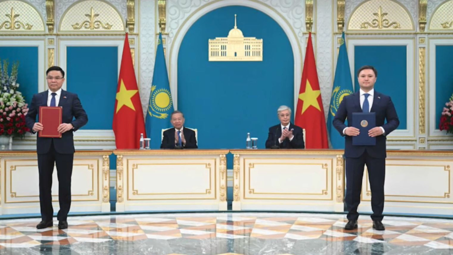 Қазақстан мен Вьетнам келіссөздер қорытындысы бойынша бірлескен мәлімдеме қабылдады