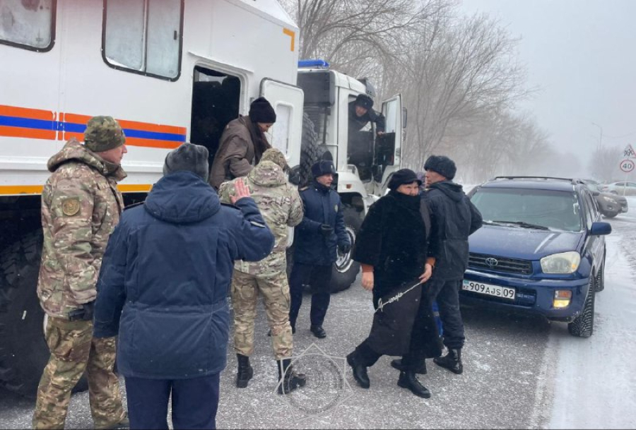 407 человек спасли из снежного плена в Карагандинской области